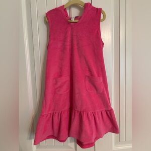 JANIE AND JACK hooded terry swim coverup. Size 7.